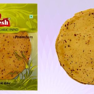 GANESH UDAD BLACK PEPPER PAPAD 200gms (80ctn)